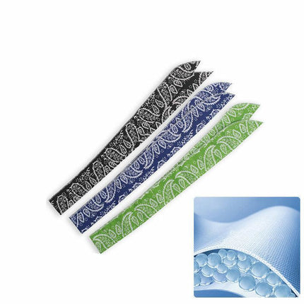 Bandana Headband Cooler Scarf Neck Ice Scarf Wrap Deluxe Outdoor Sport Cooling - Aimall