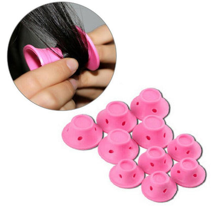 10PCS No Heat Hair Curlers Clip DIY Magic Silicone Soft Rollers Care Heatless AU - Aimall