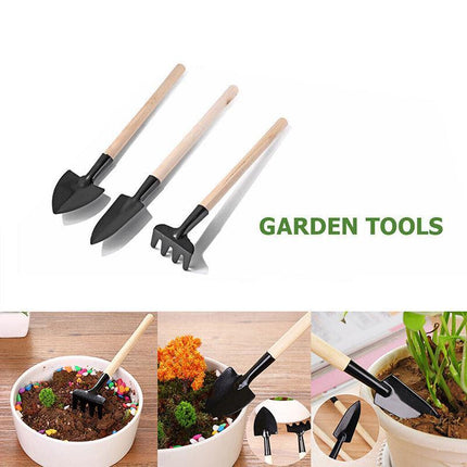 16X Mini Garden Hand Tools Transplanting Succulent Plant Gardening Tool Rake Set - Aimall