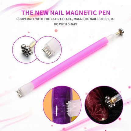 Nail Art Cat Eye Magnet Stick For UV Cat Eye Gel Polish Magnetic Sticks Manicure - Aimall