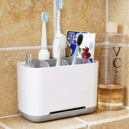Electric Toothbrush Holder Bathroom Caddy Storage Large Multifunction Organizer - Aimall