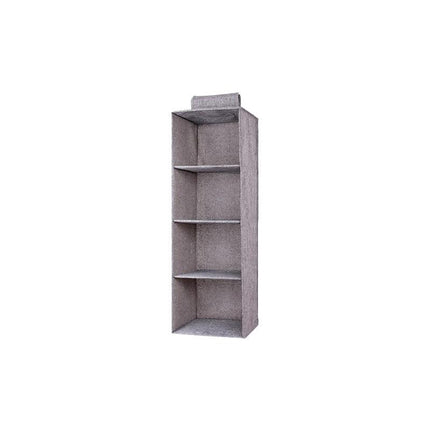 3/4/5 Layer Hanging Organiser Clothes Storage Wardrobe Garment Shelves Shoe Tidy - Aimall