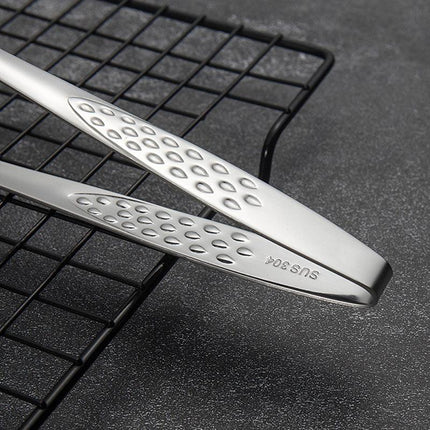 24/28CM Stainless Steel Kitchen Grill Straight Tweezers BBQ Food Tongs Tools AU - Aimall