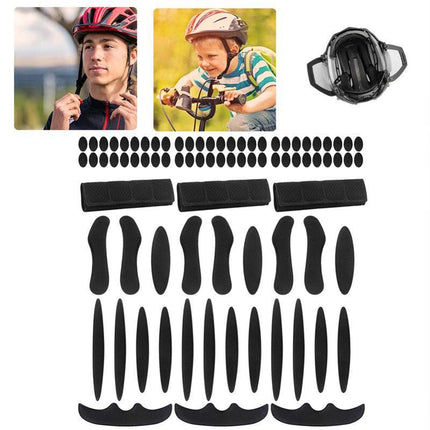 9 X Universal Bicycle Bike Cycling Helmet Padding Kit Replacement Foam Pads Set - Aimall