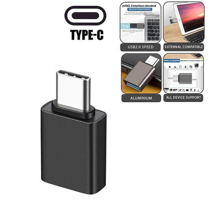 USB-C OTG Data Adapter USB 3.2 Type C Male to USB 3.2 A Female Cable Converter - Aimall