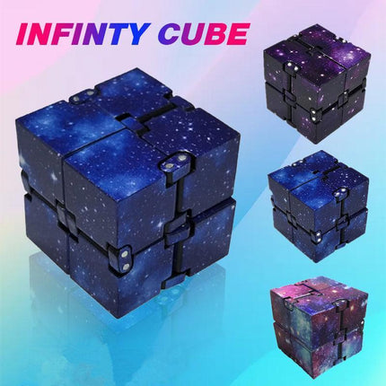 Infinity Cube Fidget Toys Magic Puzzle Sensory Autism Anxiety ADHD Stress Relief - Aimall