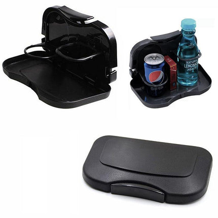 Auto Car Cup Holder New Back Seat Tray Table Stand Desk Drink Food Folding AU - Aimall