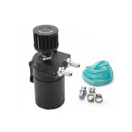 Oil Catch Breather Can Kit Universal Petrol Filter Baffled Diesel Reservoir Tank - Aimall