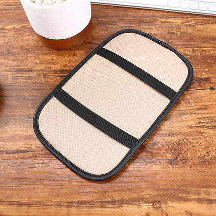Car Armrest Accessories Cushion Cover Center Console Box Pad Protector Universal - Aimall