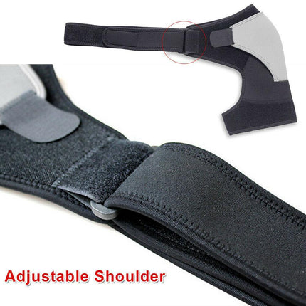 AOLIKES Shoulder Brace Rotator Cuff Pain Relief Support Therapy Belt Sleeve AU - Aimall