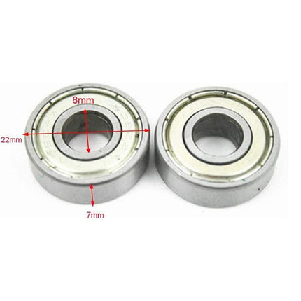 10-50X NEW 608ZZ Ball Bearings PREMIUM ABEC-5 CNC Skateboard 3D Printer RepRap - Aimall