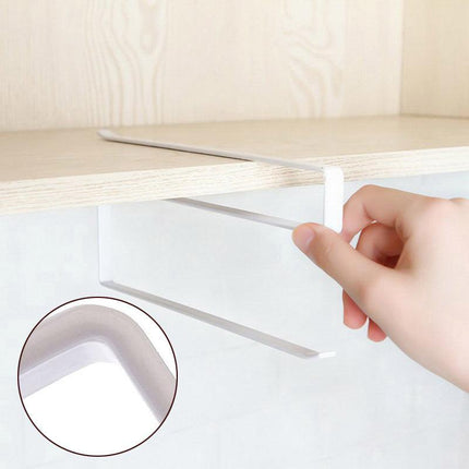 Paper Towel Holder Hanger Rack Kitchen Shelf Organizer Cabinet Under Roll Cup AU - Aimall