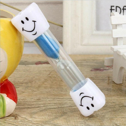 3 Mins Hourglass Sand Timer Kids Gifts Egg Kitchen Smiley Tooth Brushing Clock - Aimall