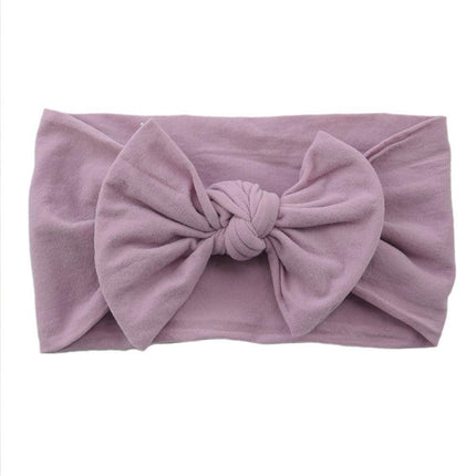 Baby Bow Headband Girl Infant Toddler Newborn Soft Knot Turban Hair Head Wrap AU - Aimall