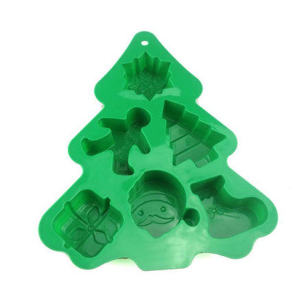 Christmas Tree Cake Mold Silicone Fondant Decor Candy Chocolate Baking Tools BS - Aimall
