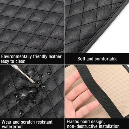 Car Armrest Accessories Cushion Cover Center Console Box Pad Protector Universal - Aimall