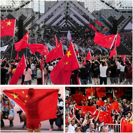 Large Chinese China Flag CN Heavy Duty Outdoor 90 X 150 CM - 3ft x 5ft AUStock - Aimall