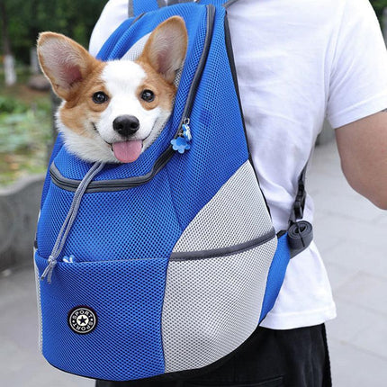 Puppy Travel Mesh Pet Dog Carrier Backpack Front Travel Portable Shoulder Bag Au Aimall