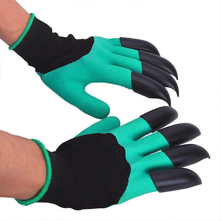 Garden Gloves with Claws for Women and Men outdoor Digging Planting Weeding AUS - Aimall
