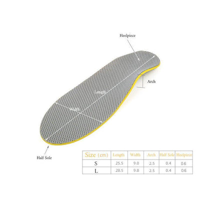 Arch Support Insoles Shoes Insert Orthotic Sole Running Cushion Plantar Pads AU - Aimall