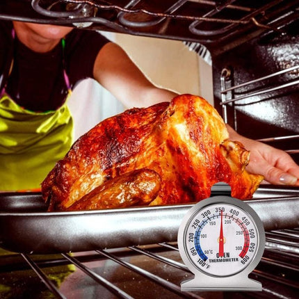 Stainless Steel Oven Thermometer Large Dial Kitchen Food Temperature AU Stock - Aimall