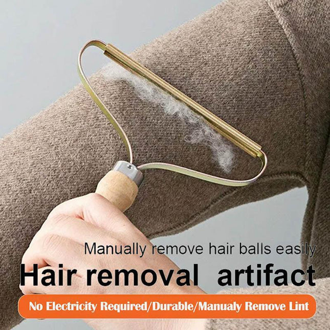 Portable Lint Remover Clothes Fuzz Shaver Reusable Trimmer Manual Roller Carpet - Aimall
