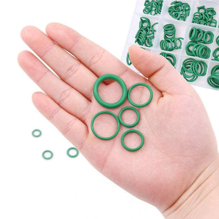 270 Pcs Air Conditioning O Ring Assortment Kit Green Air Con 18 Sizes Oring Gas - Aimall