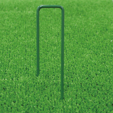 Marlow 50PCS Synthetic Artificial Grass Turf Pins Pegs U Fastening Lawn Weed Mat - Aimall