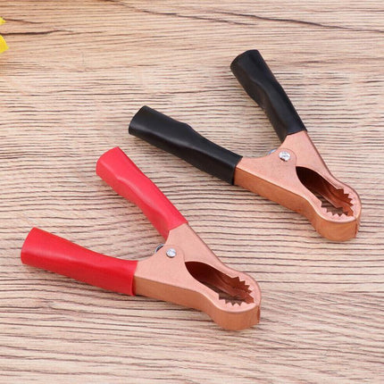 2/4/6Pairs Car Battery Tongs Cable Alligator Electrical Measured Clip Clamp Tool - Aimall