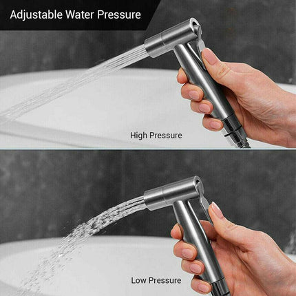 Hand Sprayer Kit Bidet Douche Toilet Spray Shattaf Shower Head Hose Diverter AU - Aimall
