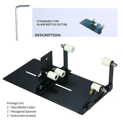 Glass Bottle Cutter Cutting Tool Upgrade Version Square & Round Bottle Cutter AU - Aimall