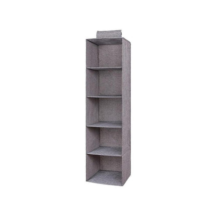 3/4/5 Layer Hanging Organiser Clothes Storage Wardrobe Garment Shelves Shoe Tidy - Aimall