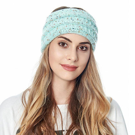 Knitted Knot Headband Head Wrap Ear Hair Band Winter Crochet Turban Women nbm AU - Aimall