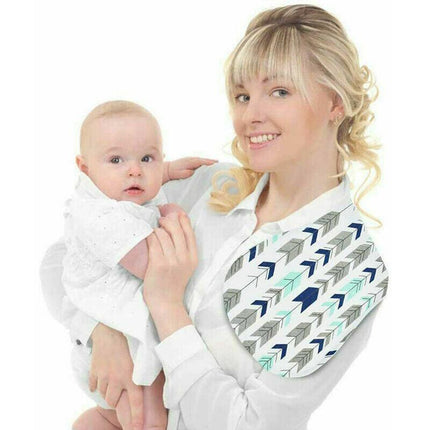 4x Baby Burp Cloths Fashion Organic Cotton Towels Burping Soft and Absorbent AU - Aimall