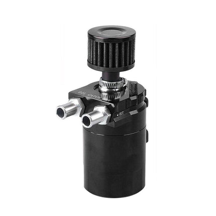 Oil Catch Breather Can Kit Universal Petrol Filter Baffled Diesel Reservoir Tank - Aimall