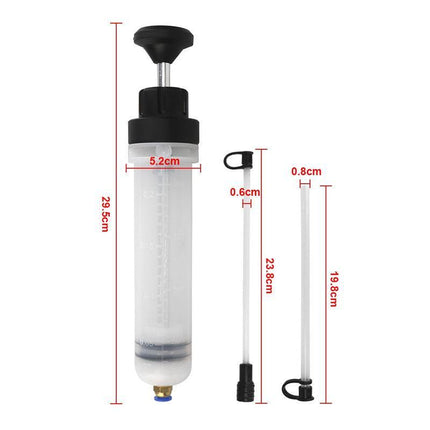 200CC Fluid Extractor Pump Manual Waste Oil Suction Vacuum Fuel Transfer Filling - Aimall