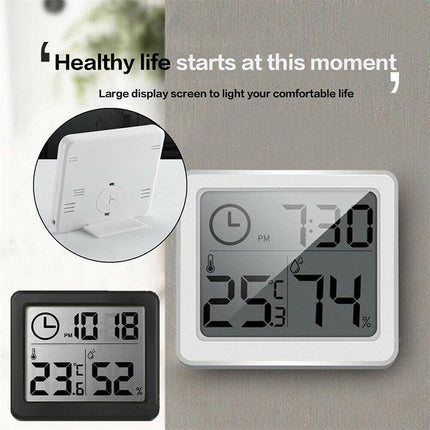 2021 Digital Thermometer Humidity Meter Room Temperature Indoor LCD Hygrometer - Aimall