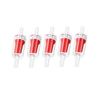 5/10XCheck Valve Fish Tank Aquarium Air Pump Silicone Non-Return One Way Airline - Aimall