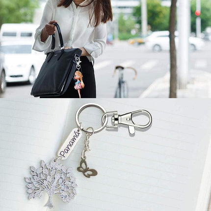 102 Swivel Lobster Clasp Clips Hook Alloy Key Ring Split Keychain Durable Diy AU - Aimall