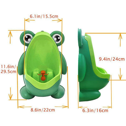Frog Shaped Kid Baby Potty Toilet Training Urinal Boys Pee Trainer Bathroom AU - Aimall
