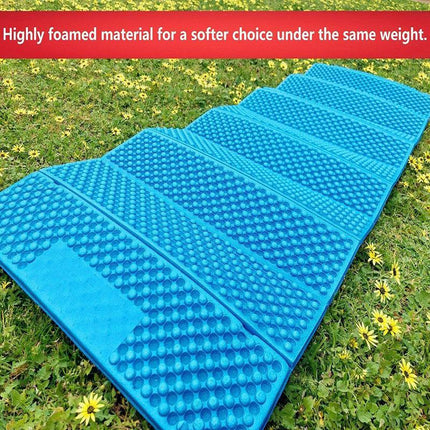 Ultralight Foam Camping Mat Folding Beach Tent Sleeping Pad Waterproof Mattress - Aimall