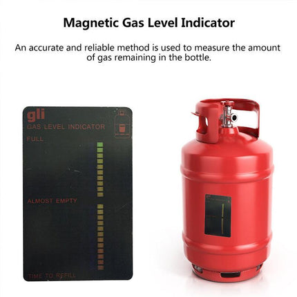 2PCS Magnetic Gas Tank Level Indicator Bottle Magnet Gauge BBQ Camping Outdoor - Aimall