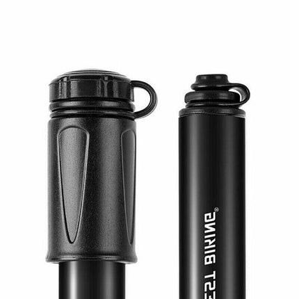 Aluminium MINI BICYCLE AIR PUMP Bike Hand Ball Inflator Portable Cycling Tyre AU - Aimall