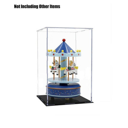 Acrylic Display Case Clear Box Dustproof Large Self-Install Cars Trucks 40cmH AU - Aimall