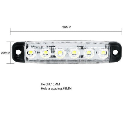 10x 12V Marine Boat LED Deck Courtesy Lights Waterproof White Stern Transom Lamp - Aimall