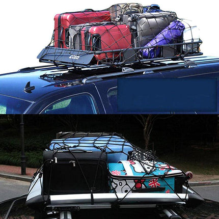 Car Roof Top Rack Basket Luggage Bungee Net Cargo Mesh Carrier Cover Storage AU - Aimall