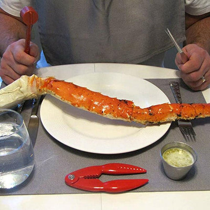 Crab Cracker Lobster Tool Shell Seafood Tool Forks Scissors Shellfish Opener AU - Aimall