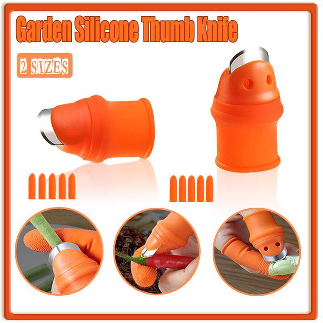 Garden Silicone Thumb Knife, Universal Finger Cutter Vegetable Gardening-Tool AU - Aimall