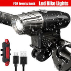 Waterproof Rechargeable Led Bike Bicycle Light Usb Cycle Front Back Headlight Au Aimall