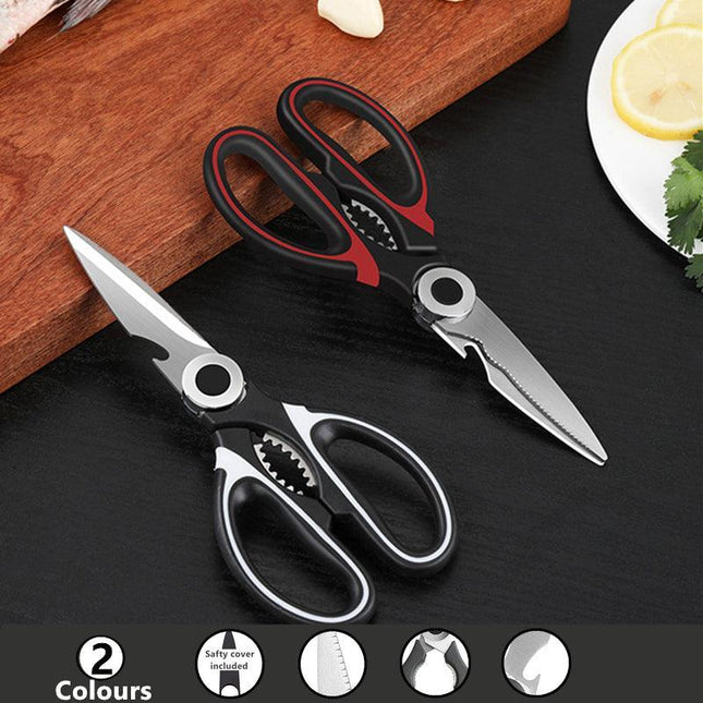 Kitchen Scissors Shears Heavy Duty Multi-Purpose Stainless Steel Chicken Bone - Aimall